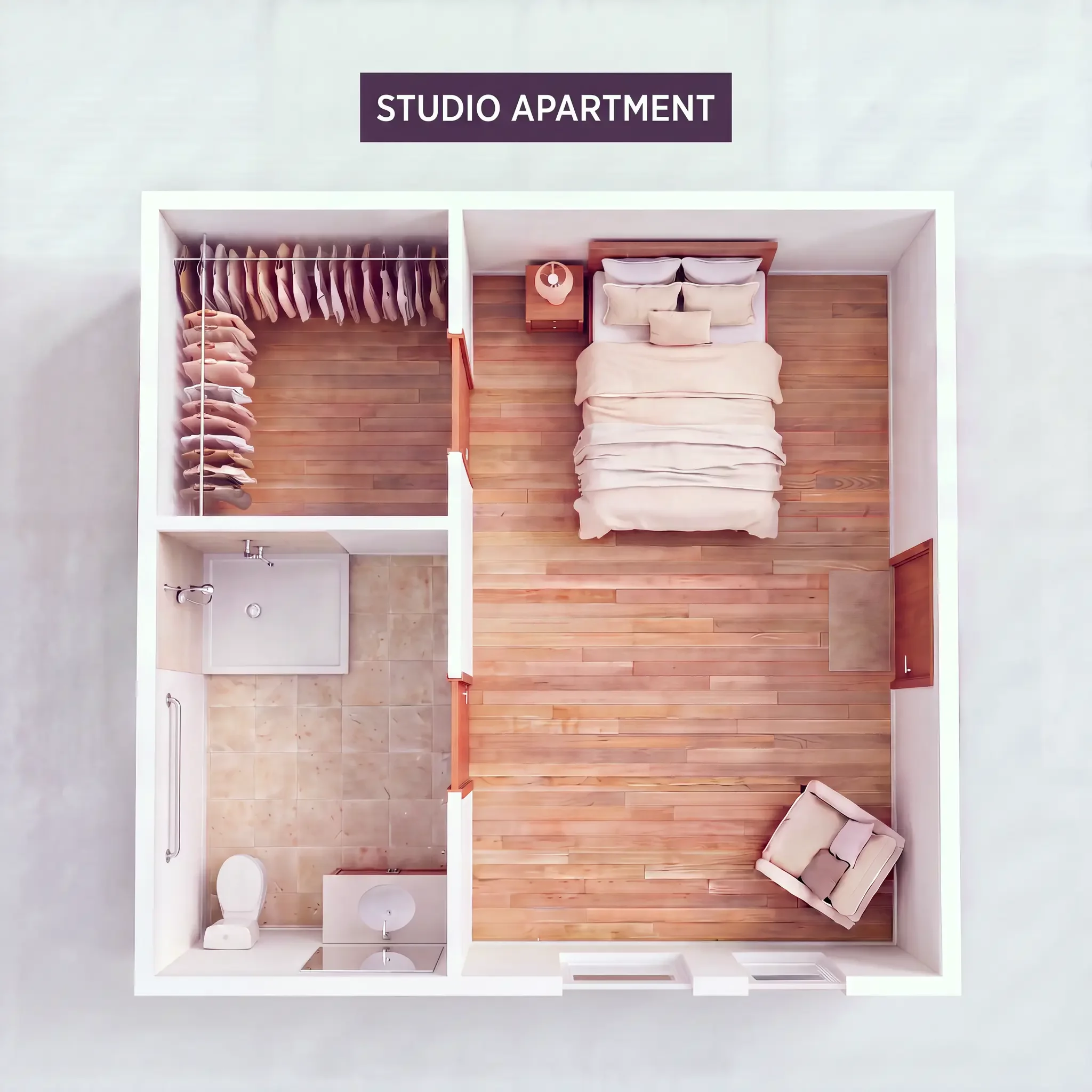 Studio floor plan